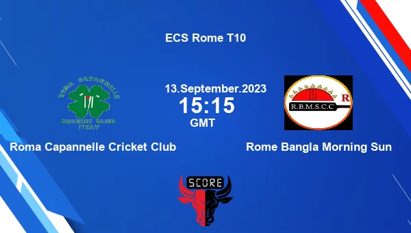 Roma Capannelle Cricket Club Vs Rome Bangla Morning Sun Match 15 Live