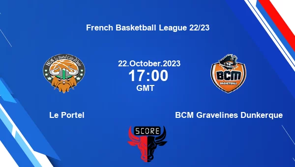 Le Portel vs BCM Gravelines Dunkerque livescore, Match events LEP vs ...