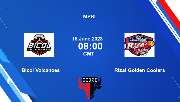 Bicol Volcanoes Vs Rizal Golden Coolers []Live Score, MPBL Live ...