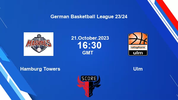 Hamburg Towers Vs Ulm Livescore, Match Events HBT Vs ULM, German ...