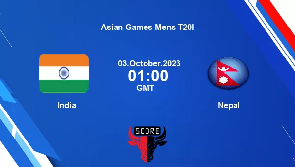 IND vs NEP live score, India vs Nepal Cricket Match Preview, Quarter Final 1 T20I, Asian Games Mens T20I