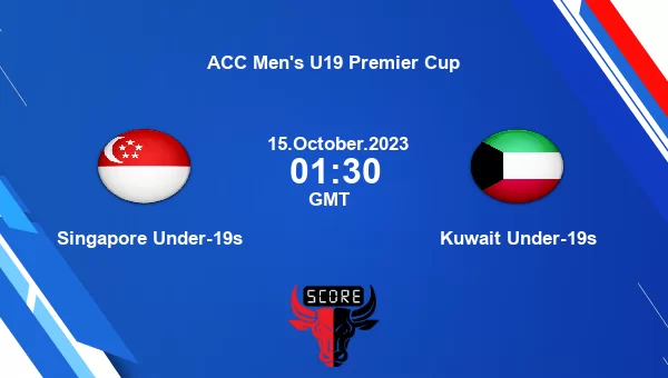 Singapore Under-19s vs Kuwait Under-19s [Match 11]Live Score, ACC Men’s ...