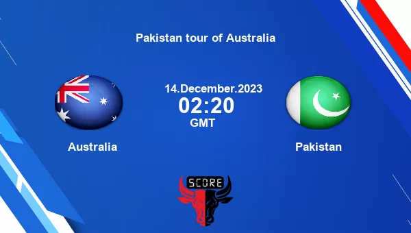 Australia Vs Pakistan [1st Test]Live Score, Pakistan Tour Of Australia ...