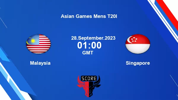 MAL vs SGP live score, Malaysia vs Singapore Cricket Match Preview, 3rd Match, Group C T20I, Asian Games Mens T20I