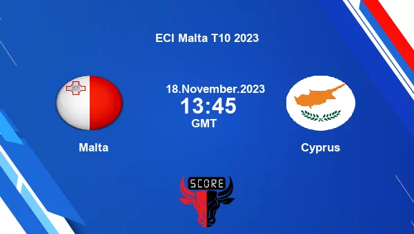 MAL vs CYP live score, Malta vs Cyprus Cricket Match Preview, Match 2 T10, ECI Malta T10 2023