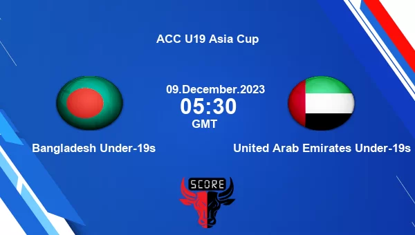 Bangladesh Under-19s Vs United Arab Emirates Under-19s [Group B]Live ...