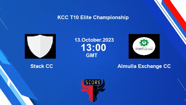 SCC vs AEC live score, Stack CC vs Almulla Exchange CC Cricket Match Preview, Match 2 T10, KCC T10 Elite Championship