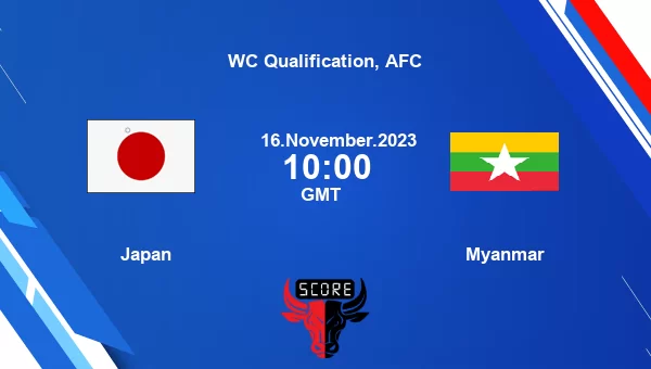 Japan vs Myanmar live score, Head to Head, JPN vs MYA live, WC Qualification, AFC, TV channels, Prediction