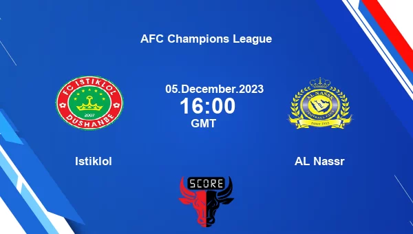 Istiklol vs AL Nassr live score, Head to Head, IST vs ALN live, AFC Champions League, TV channels, Prediction