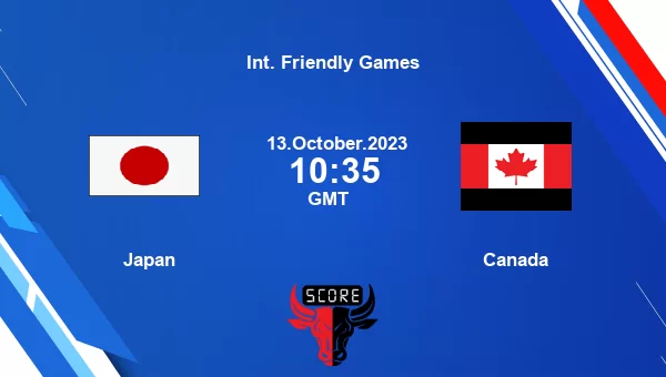 Japan vs Canada live score, Head to Head, JPN vs CAN live, Int. Friendly Games, TV channels, Prediction