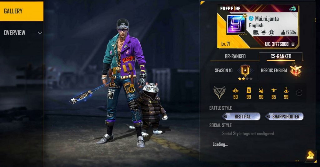 GARENA FREE FIRE: Badge 99’s FF ID, Guild, Stats, Youtube Channel, and More (January 2022)