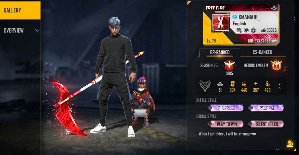 GARENA FREE FIRE: X-Mania’s FF ID Name, Guild, Stats, Monthly Income, and more (2022)