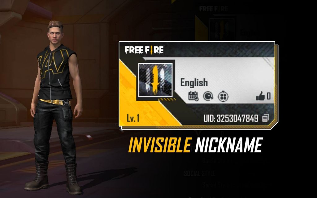 Free Fire Max: How to get invisible nicknames using Unicode 3164 and other characters in February 2022?