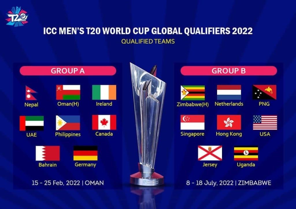 ICC Mens T20 World Cup Qualifier A 2022, Live Streaming, Schedules