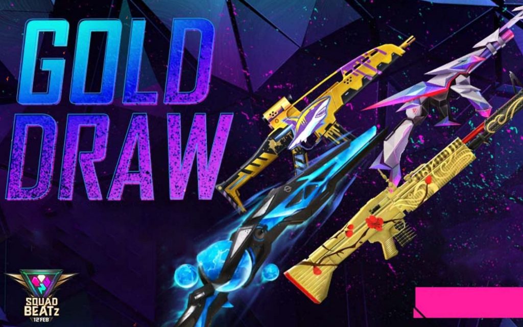 Free Fire Gold Draw Event: Get M1887 Aqua Burst and More this week