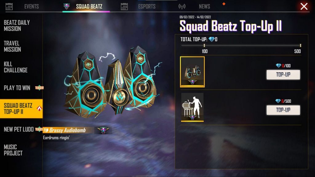  Squad Beatz Top-Up Event II: Get New Legendary Emote and More for Free