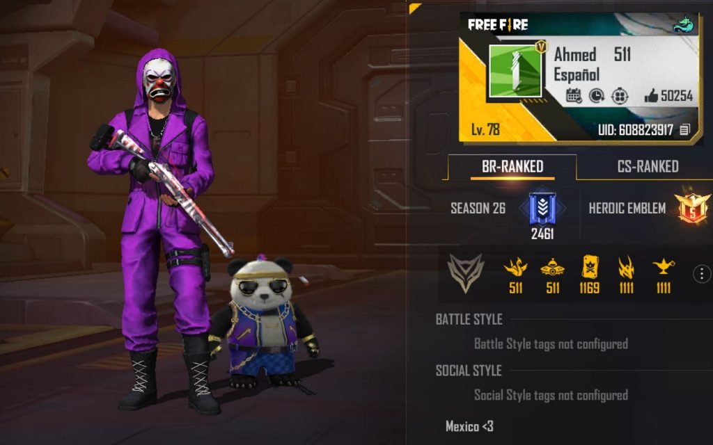 Free Fire Max: M8N’s ID, Stats, Monthly Income, Guild, and more in February 2022