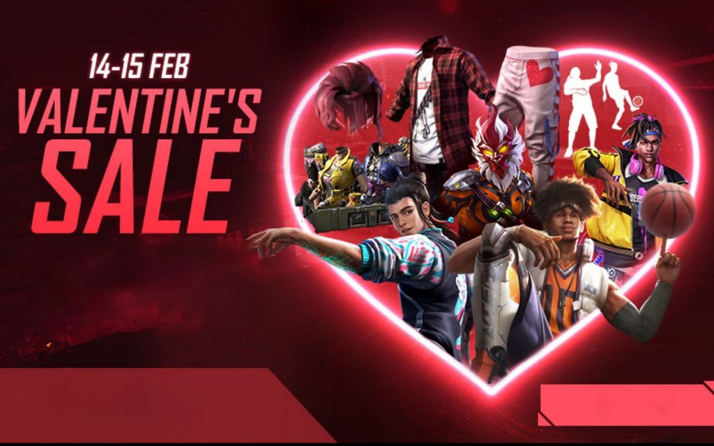 Free Fire Valentine’s Event 2022: Get 50% Discount on Characters, Emotes and More
