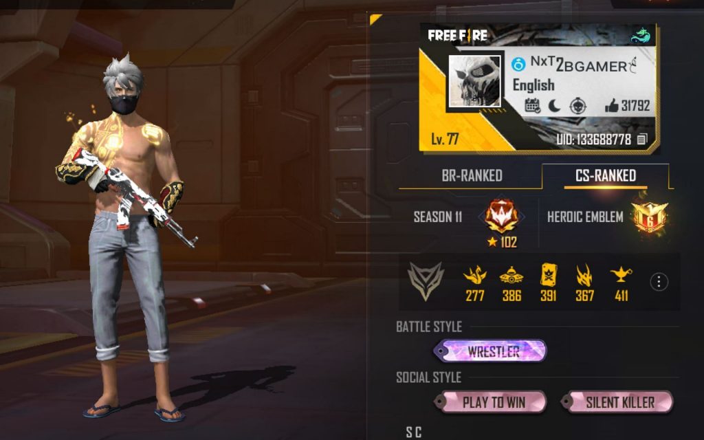 2B Gamer’s Free Fire Max ID, Stats, Monthly Income, YouTube Channel, and more in February 2022
