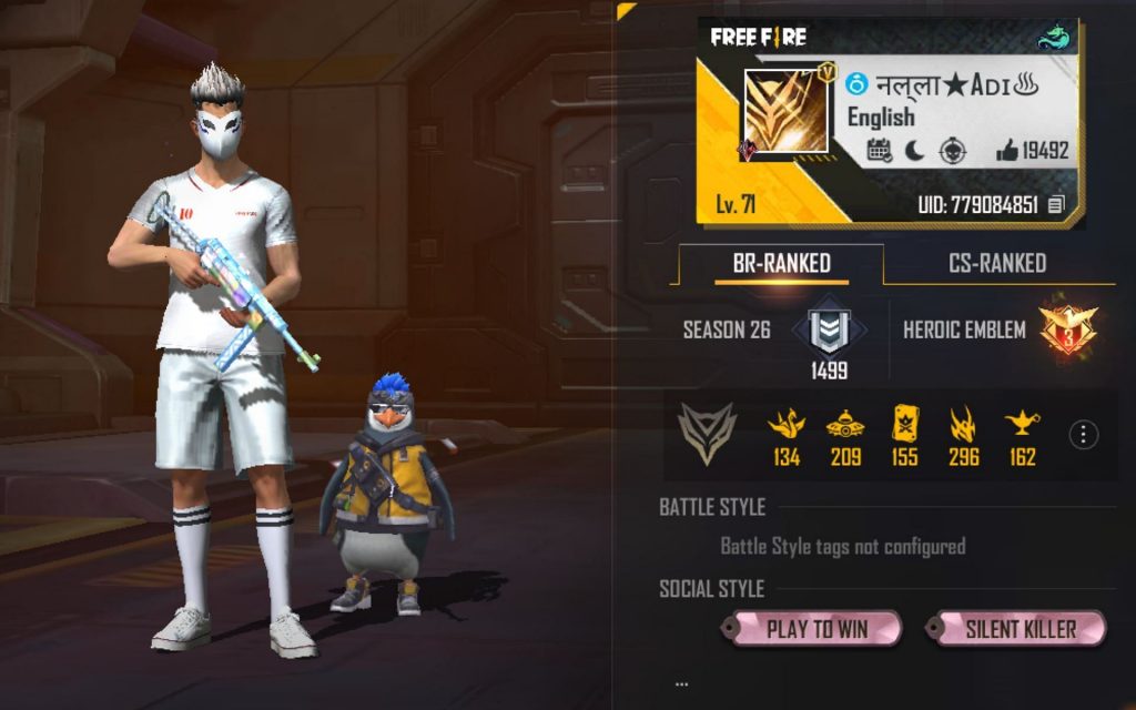 Aditech’s Free Fire Max ID, Stats, Discord Link, Monthly Income, and more (February 2022)