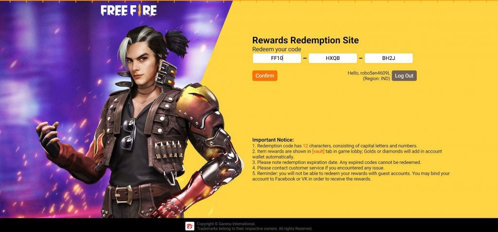 How to get Free Fire Max Redeem code today (25 February 2022): Get free MP40 New Year Skin from the Redemption center