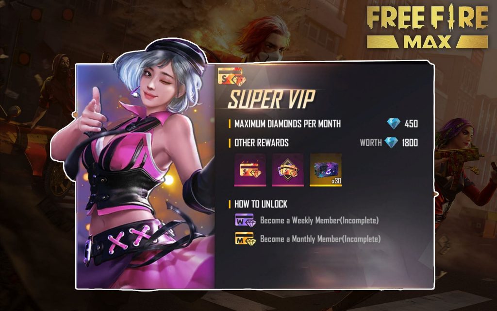 How to Get VIP Membership, Benefits, and more in Free Fire Max?
