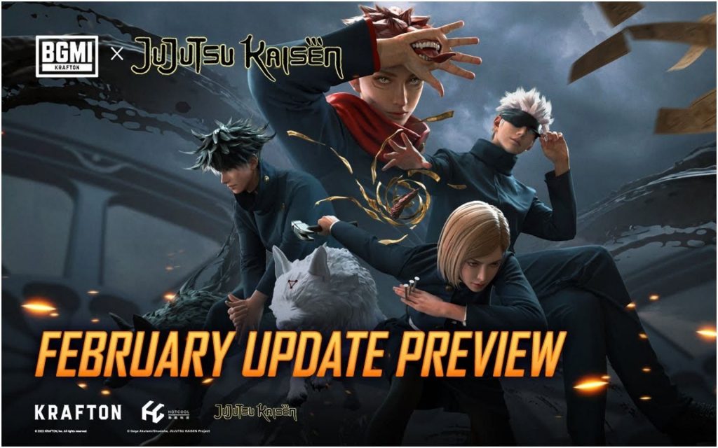 BGMI February: Introduction to Jujutsu Kaisen Mode and More
