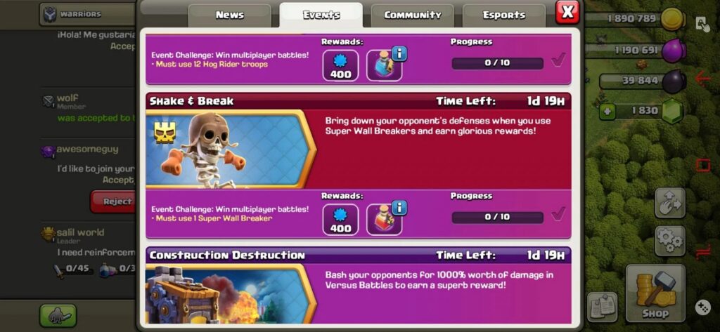 Clash of Clans: Shake & Break Challenge Rewards, Information, and More in June 2022