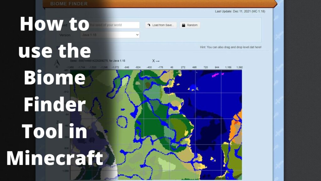 How to use the Minecraft Biome Finder?