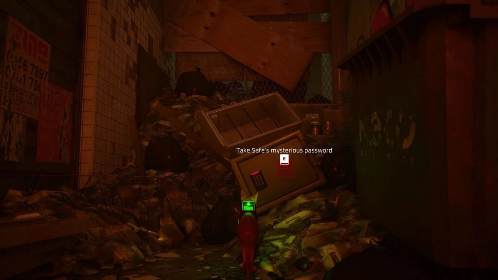 How to Open the Safe in The Slums in Stray