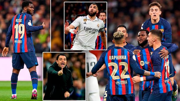 Which Real Madrid player flopped against Barcelona?