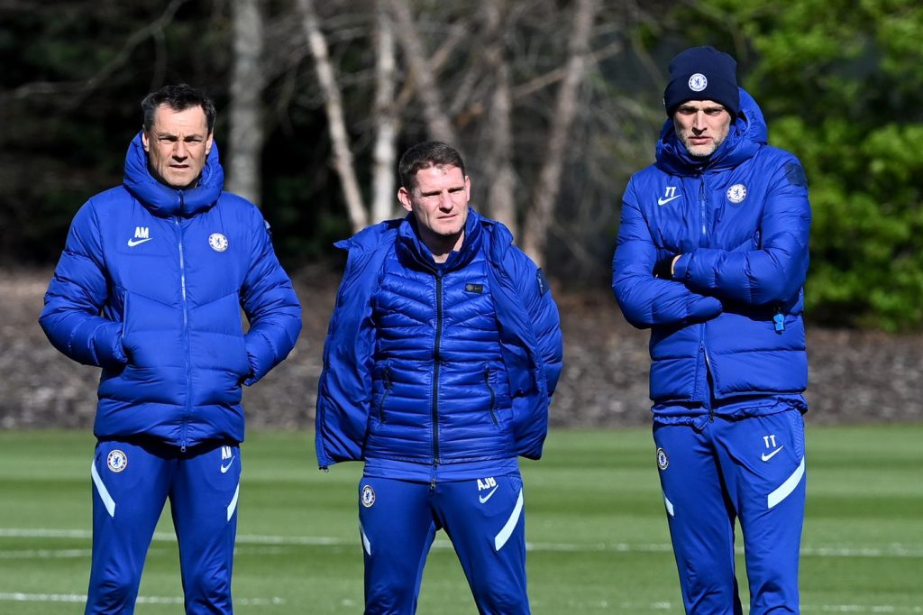 Thomas Tuchel and Anthony Barry at Chelsea