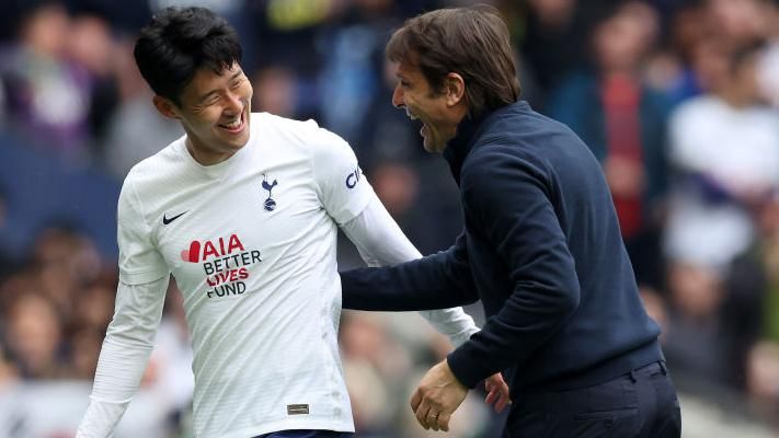 Antonio Conte and Son Heung-Min