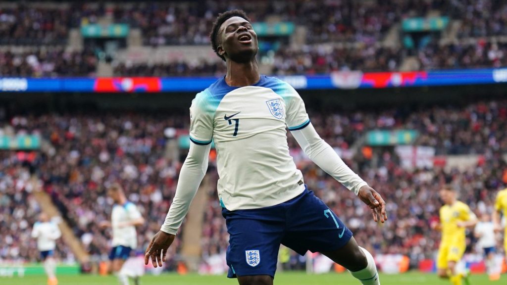 England fans praise Saka’s quality