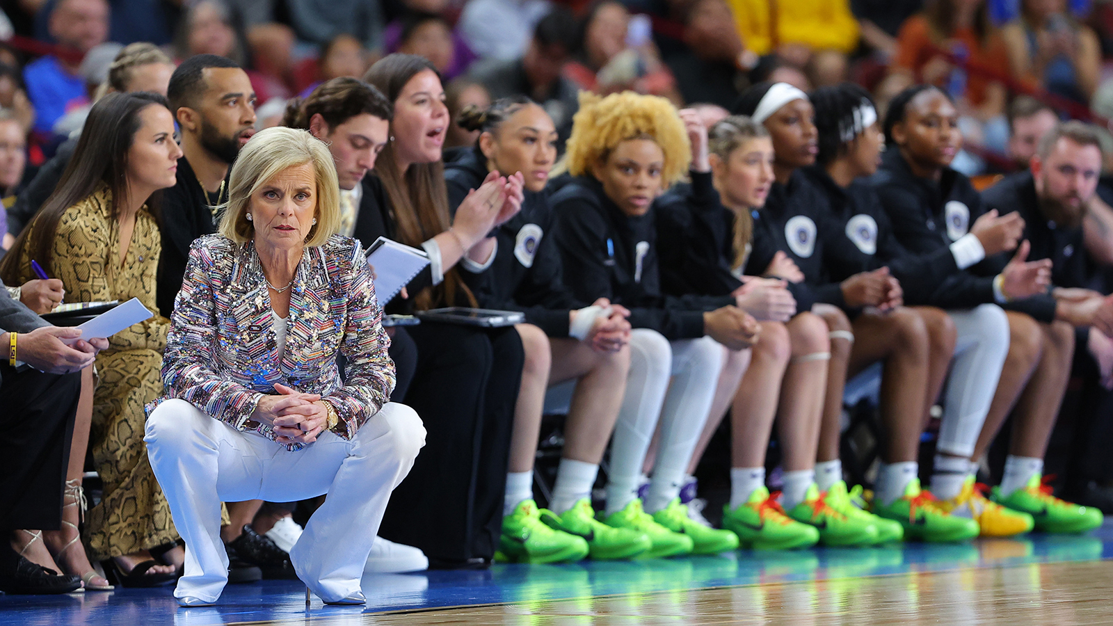 Vanessa Bryant Surprises LSU Women’s Basketball with Kobe 6s Before ...