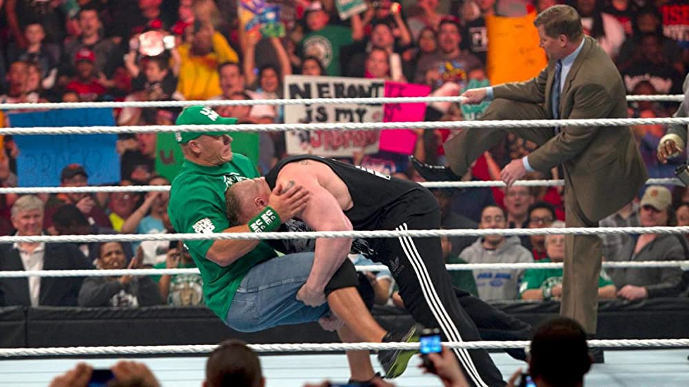  Brock lesnar vs John Cena before Extreme Rules 2012