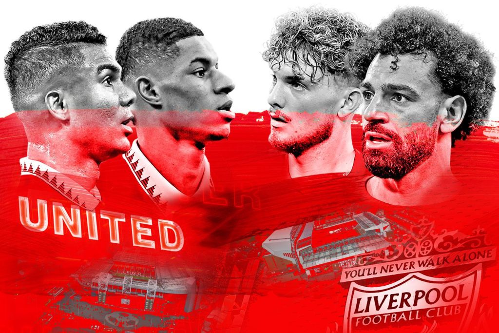 Liverpool’s line-up against Manchester United