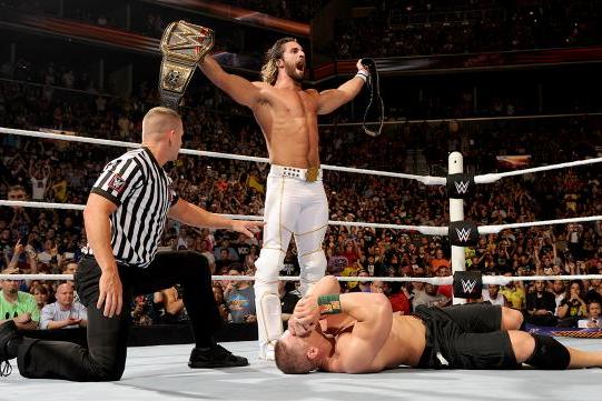 Seth Rollins challenged John Cena in an US Title Open Challenge