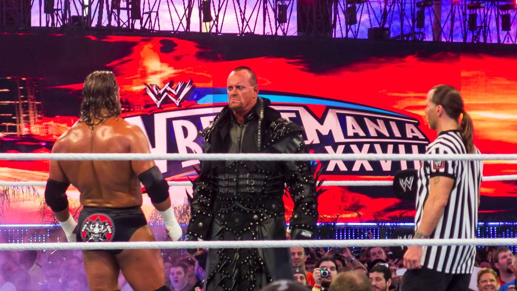  The Undertaker vs Triple H (Special Guest Referee ‘Shawn Michaels’) (WrestleMania 28, 2012)