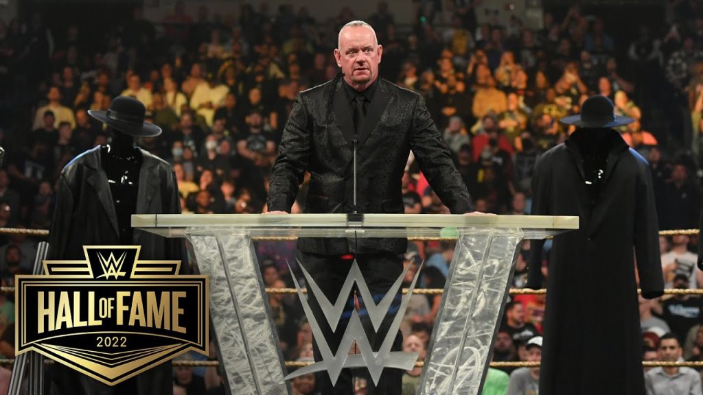 Undertaker at WWE Hall of Fame ceremony 2022