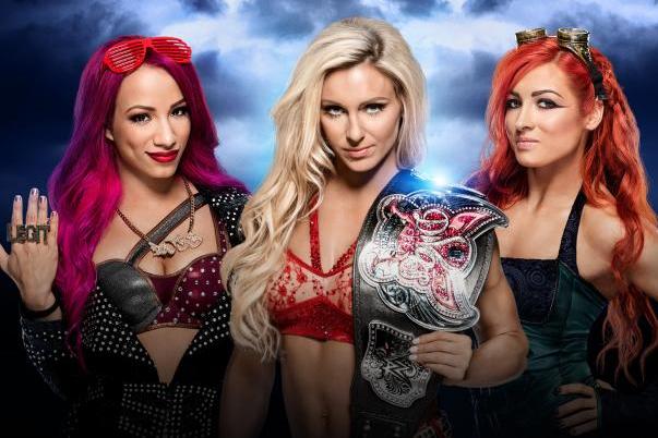 Becky Lynch vs Charlotte Flair vs Sasha Banks (Wrestlemania 32)
