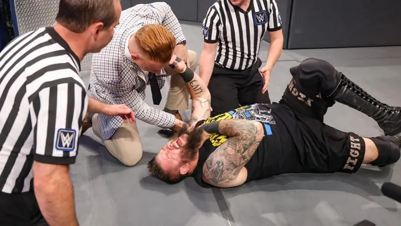 Does WWE Superstar suffer real injury?