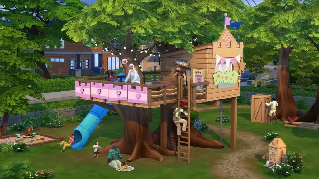 Step-by-Step Guide to Build Treehouse in Sims 4 Growing Together Expansion