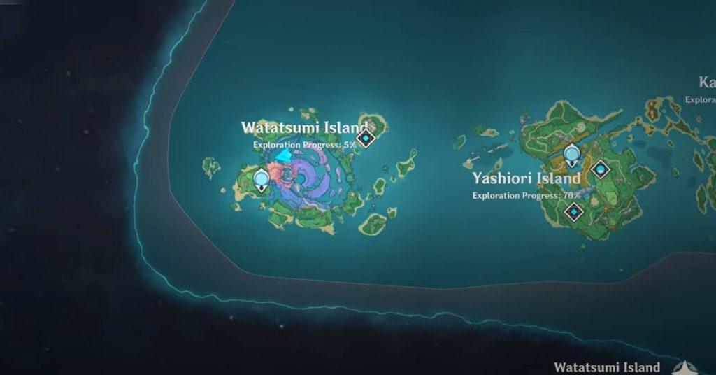 Locations of every Inazuma Shrine of Depths in Genshin Impact