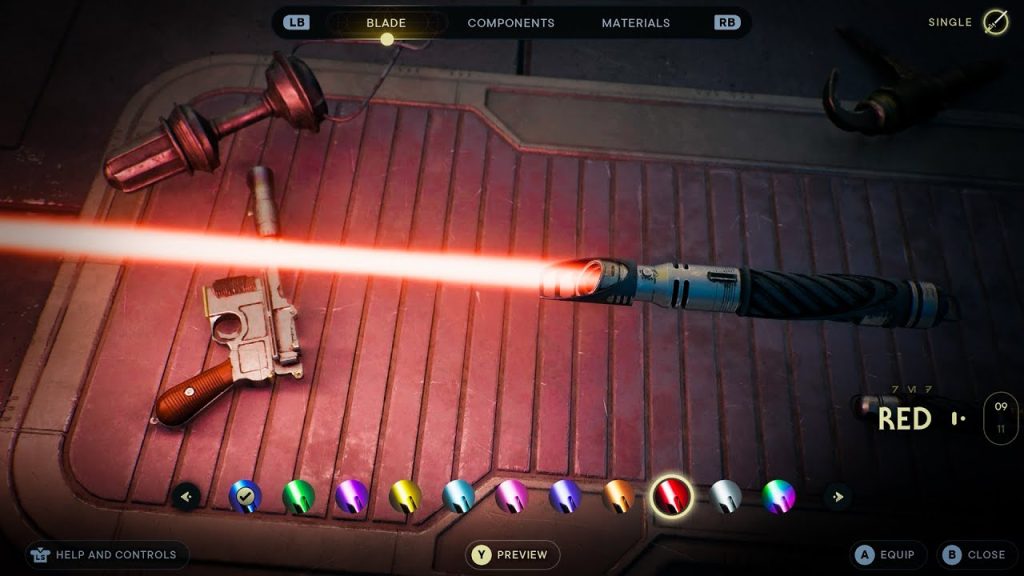 Unlocking Different Colors For Lightsaber Star Wars Jedi Survivor
