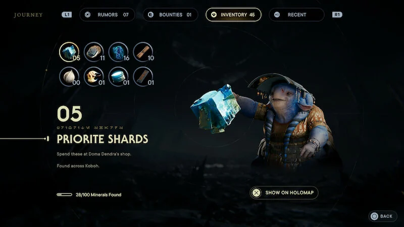 How to Find and Use Priorite Shards in Star Wars Jedi Survivor