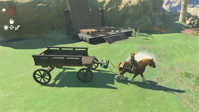 How to Equip the Towing Harness on Your Horse in Zelda: Tears Of The Kingdom