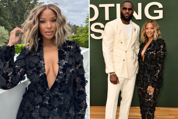 NBA star’s movie premiere: Savannah, wife of LeBron James’ joins the no bra club in an incredible floral-style outfit