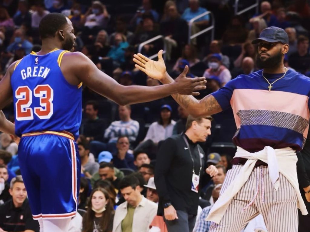 Daymond Green Turndown A Warriors For Lebron James, Both Spotted In France