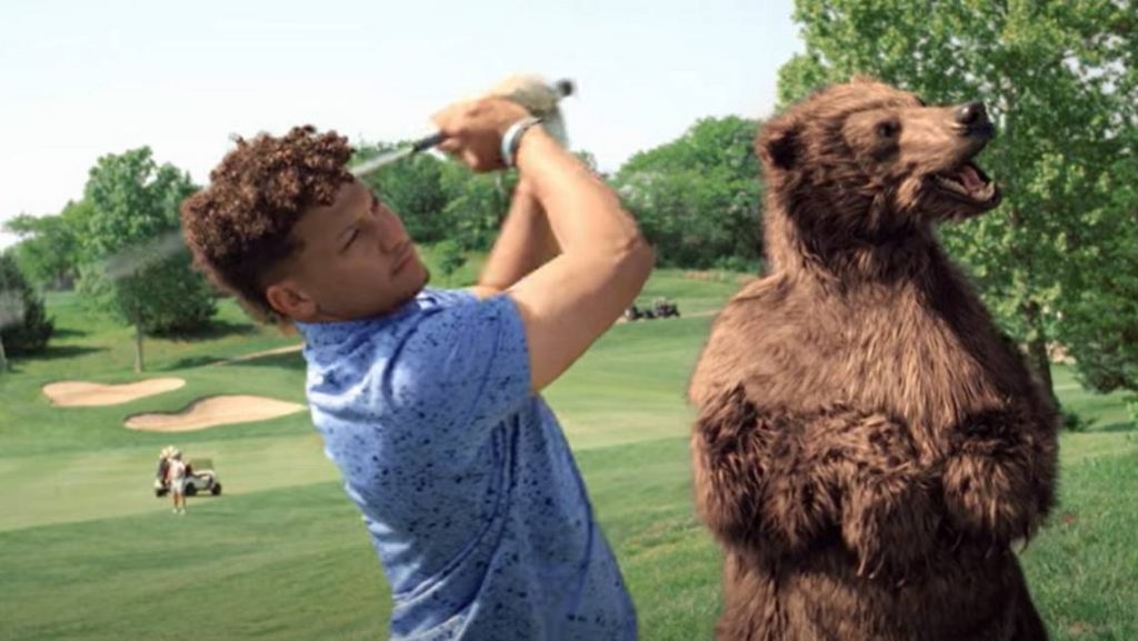 Patrick Mahomes Another ‘Beer’ Commercial With ‘Bear’